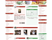 Tablet Screenshot of casadelarioja.com